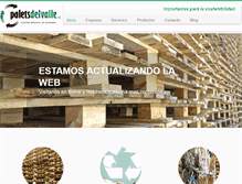 Tablet Screenshot of paletsdelvalle.com